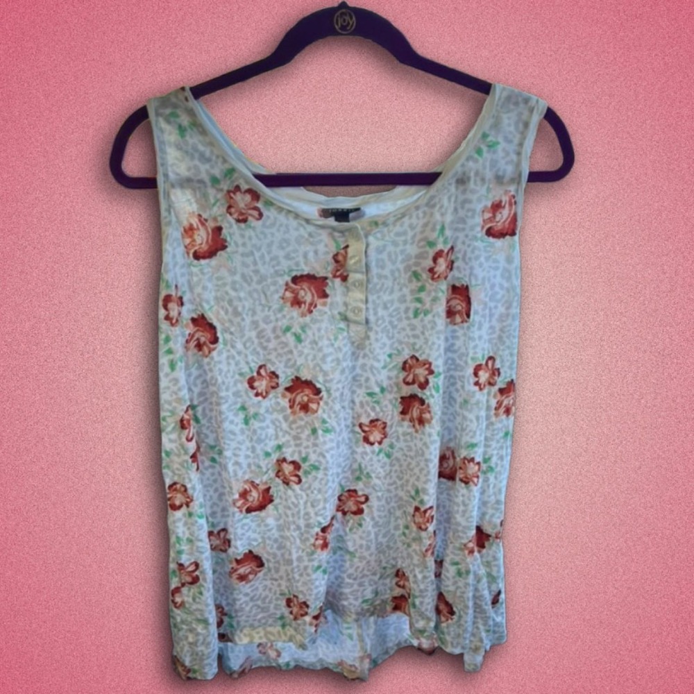 Size 2X Torrid Floral Print‎ Top